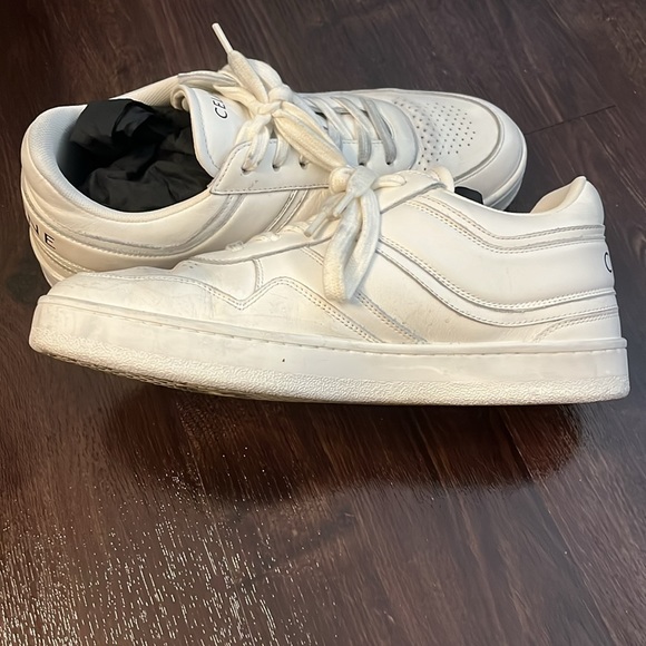 Size 38. CELINE TRAINER LOW LACE-UP SNEAKER IN CALFSKIN
OPTIC WHITE
790 USD - Picture 3 of 4
